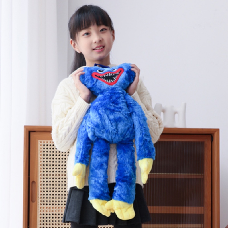 Búp Bê Nhồi Bông Hình Quái Vật Xúc Xích Màu Xanh Dương / Đỏ Trong Trò Chơi Thời Gian Của Bobby