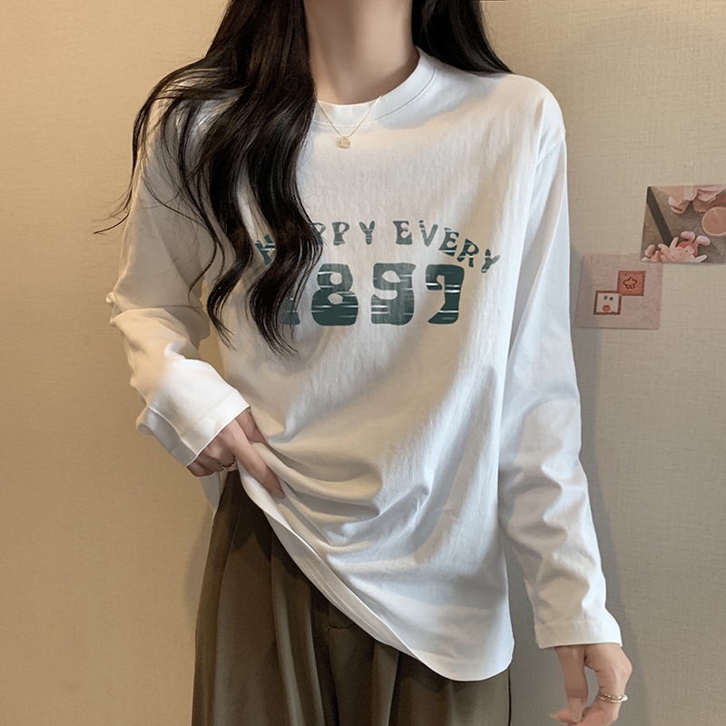 NRVP Áo Thun Nữ Dài Tay Thời Trang Hàn Quốc 2023