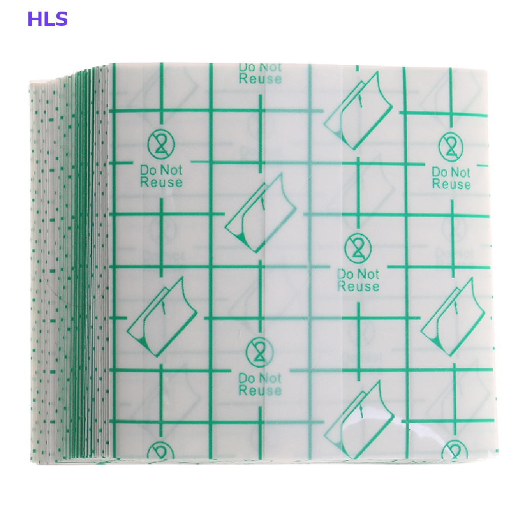 Bộ 100 Miếng Dán PU Cố Định Vết Thương Chống Thấm Nước