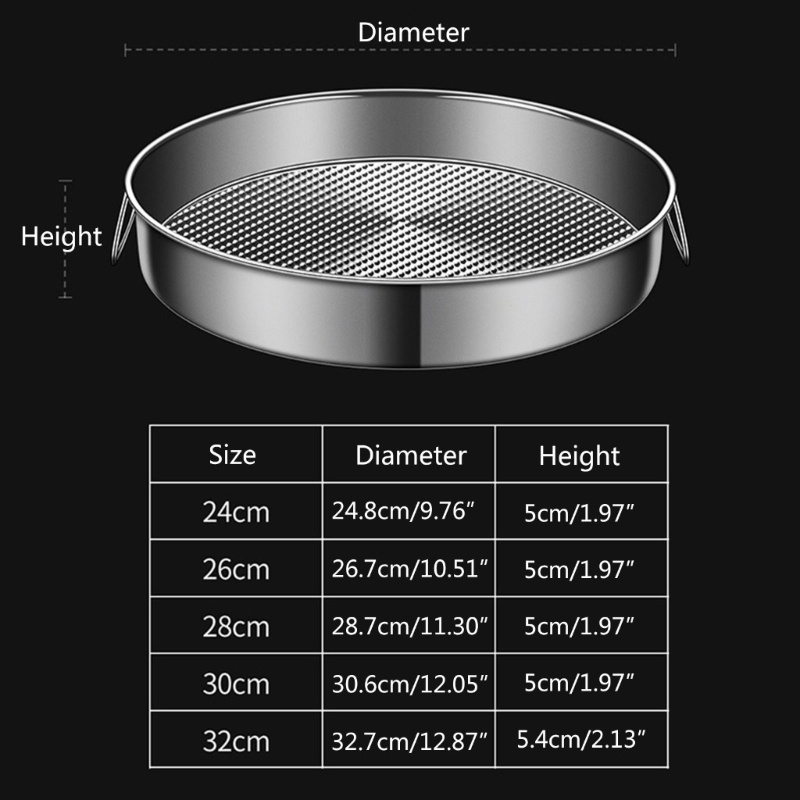 Khay Hấp Thức Ăn Bằng Thép Không Gỉ Dày Dặn Cao Cấp