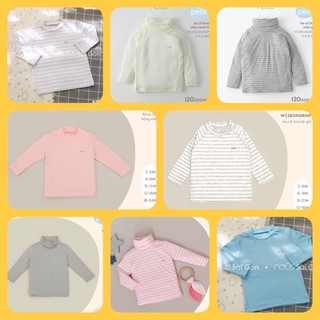 Áo cổ 3-5 phân Nous petit mỏng mềm