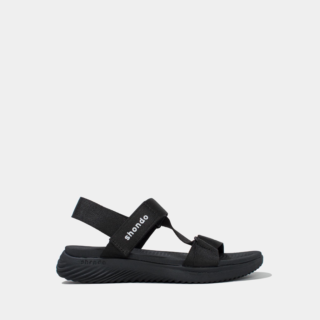 Giày SHONDO Sandals F7 Continew đen F7N1010