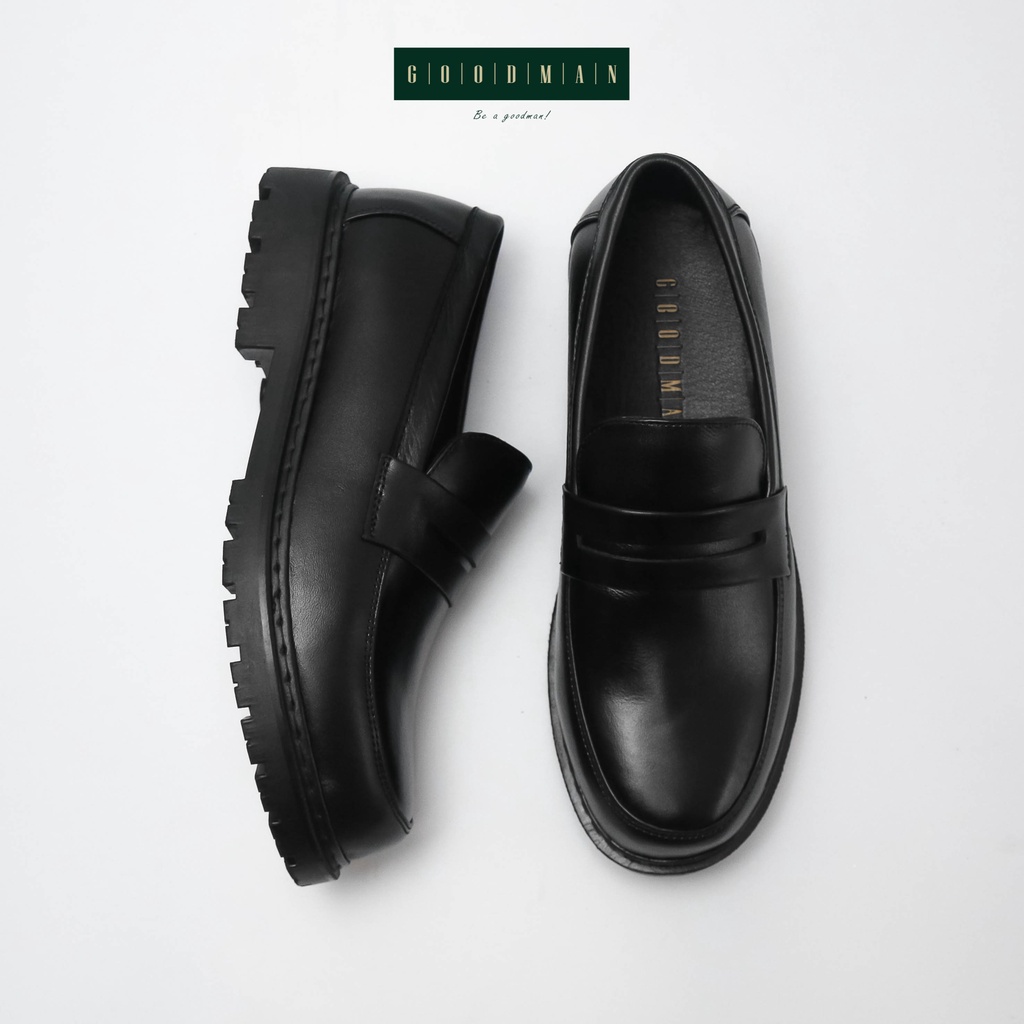 Giày tây tăng chiều cao form hầm hố trẻ trung GOODMAN Chunky loafer GM LC-Đ