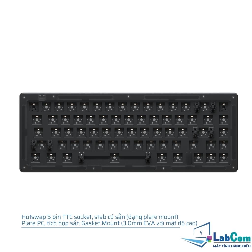 Kit bàn phím cơ có dây AKKO Acr 67 | Acr75 hỗ trợ thay nóng witch Hotswap 5 pin | Xuyên Led RGB | Lót foam tiêu âm