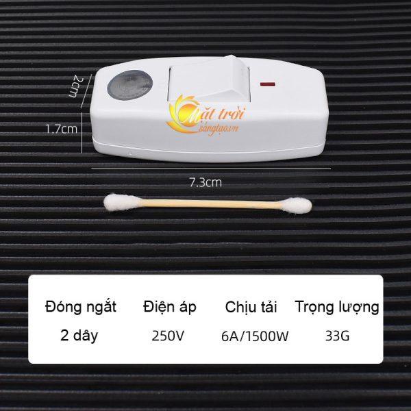 Công tắc quả nhót đóng ngắt 2 dây, có đèn báo trạng thái