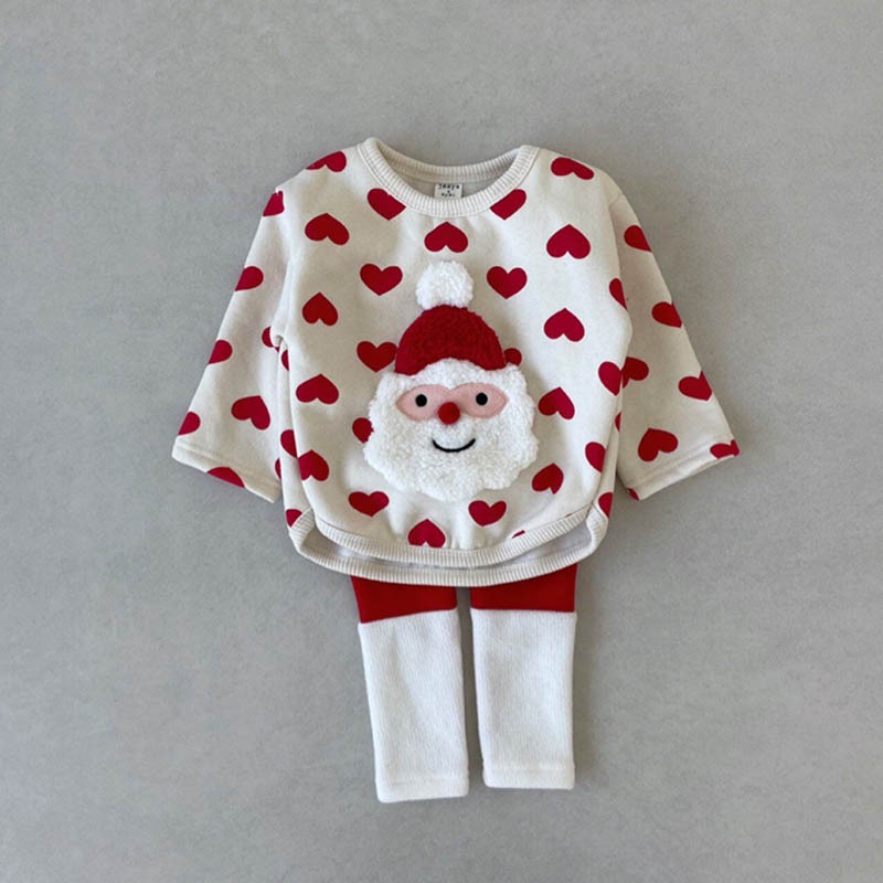 Áo Sweater Tay Dài Cổ Tròn Thoải Mái Họa Tiết Giáng Sinh Z5H7 Cho Bé 0-3 Tuổi
