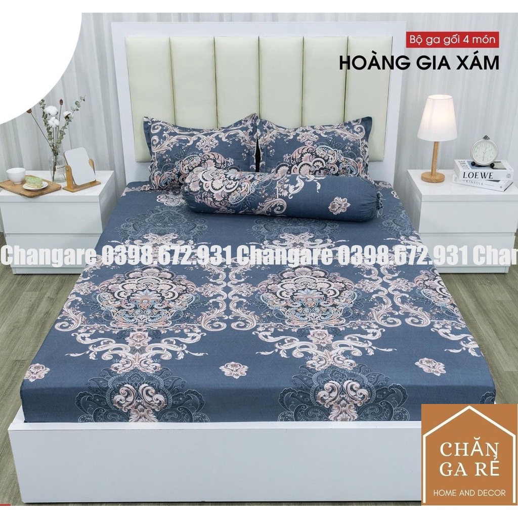 (Xả hàng)Ga trải giường cottong poly drap bo chun sẵn nhiều hình rễ thương kích thước m6 m8 được chọn mẫu | BigBuy360 - bigbuy360.vn