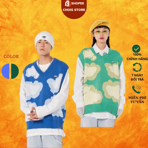 Áo gile nam nữ unisex phong cách Hàn Quốc