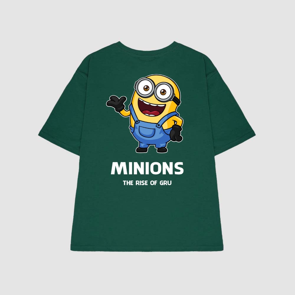 Áo Thun Nam Unisex Tay Lỡ Form Rộng In Hình Minion 2S Official, Áo Phông Oversize Local Brand Giá Rẻ SG42