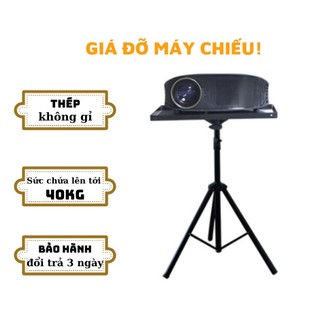 Giá đỡ máy chiếu, loa mini 3 chân 1m8, có bàn kê đa năng điện dụng