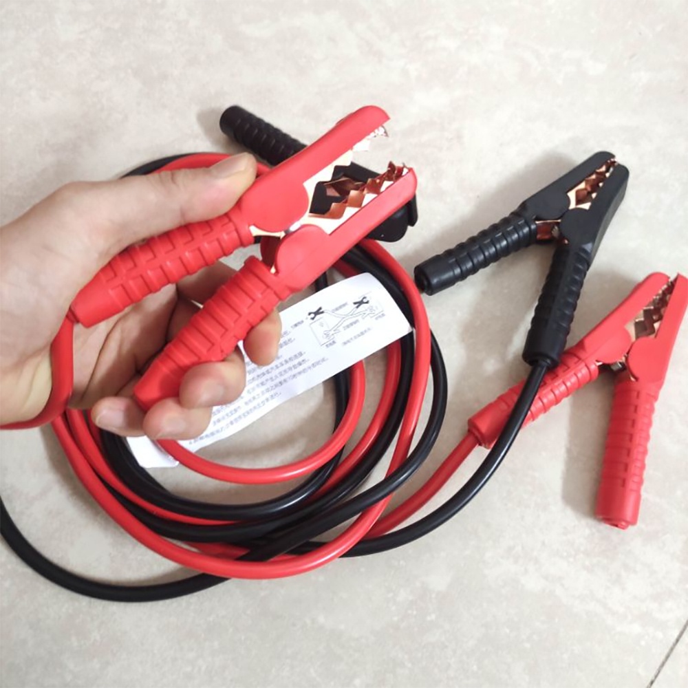 Dây Câu Bình Acquy - Dây Câu Bình Acquy Ô Tô Lõi Đồng Siêu To 1000A Kích Điện Acquy Cứu Hộ Ô Tô