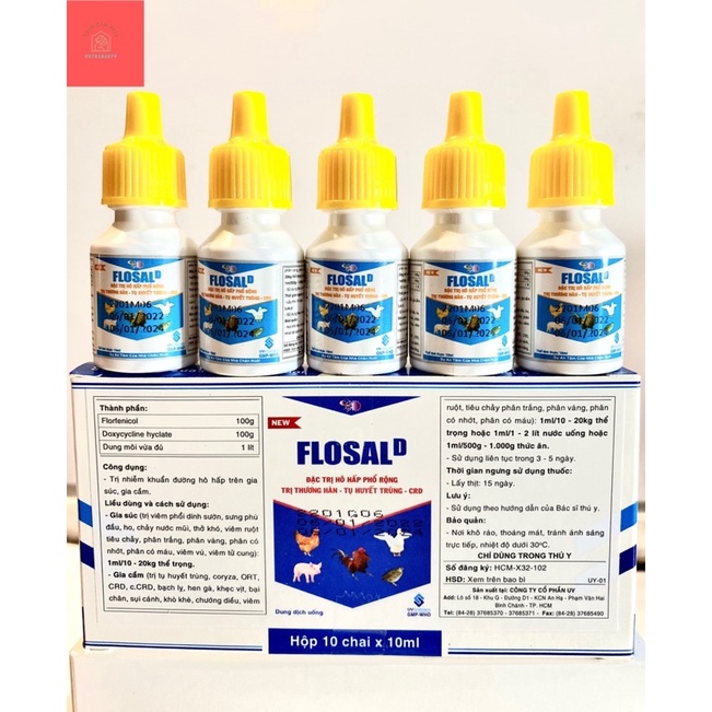 Flosal Hen khec, khò khe, phan xanh, phan trắng sản phẩm chính hãng công ty UV