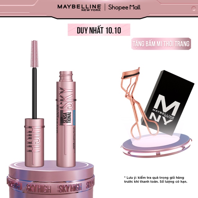 Mascara Sky High Chuốt Mi Tơi Dài Mi Lash Sensational Maybelline New York Waterproof 6ml