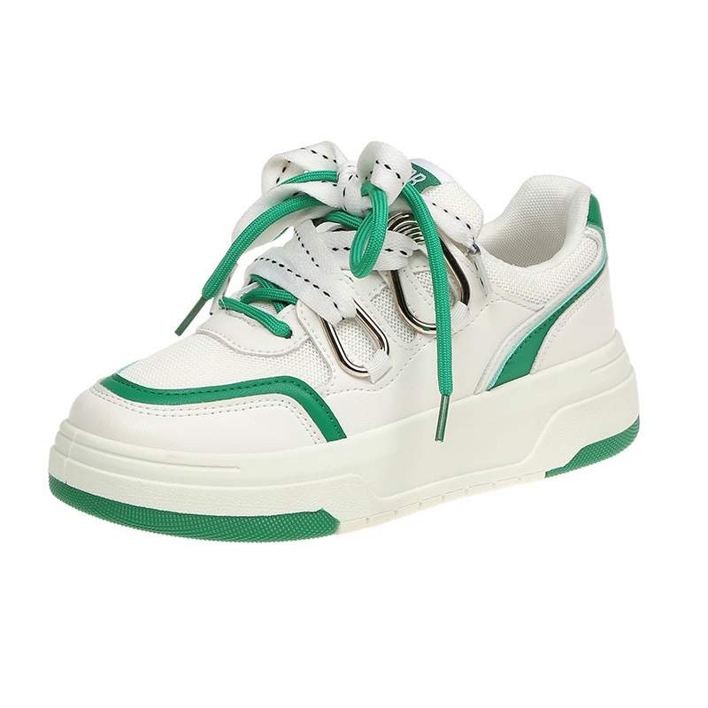 Giày thể thao sneaker nữ đế độn 5p INN-RIN khuyên kim loại 2022