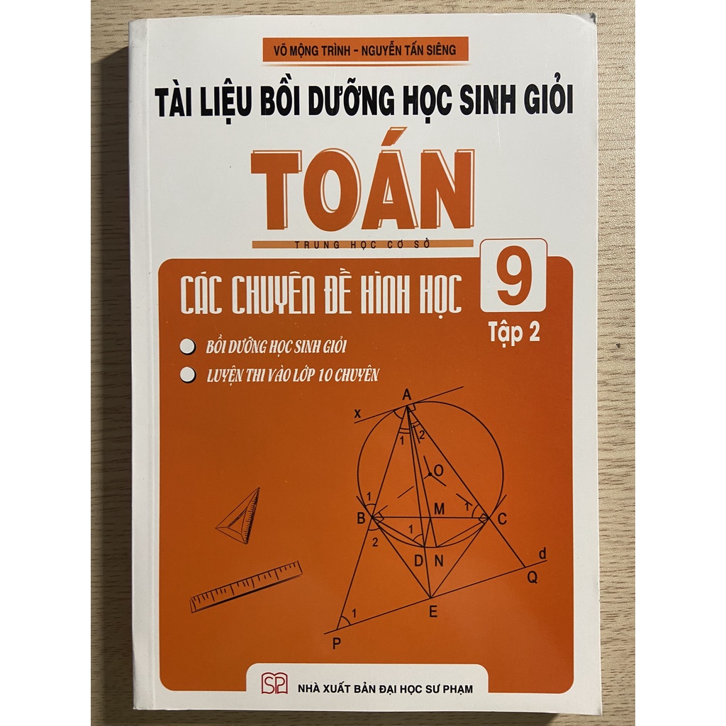 Sách - Combo Tài liệu bồi dưỡng học sinh Toán các chuyên đề hình học 9