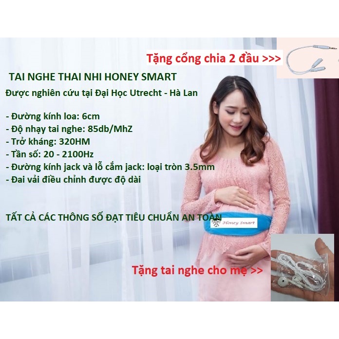 Máy nghe nhạc cho bà bầu - Tai nghe thai nhi BH 12 tháng