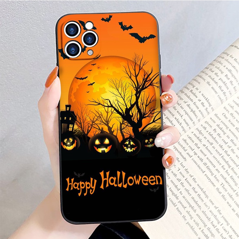 Ốp lưng iphone bí ngô ma mị Halloween cạnh vuông 11/12/13/pro/max/plus/promax/6/6plus/6s/6splus/7/7plus/8/8plus/x/xr/xs