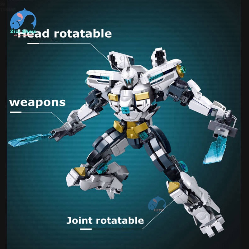 Bộ Đồ Chơi Lắp Ráp Robot Pacific Rim Độc Đáo Thú Vị Cho Bé Mechanical Warrior Figures