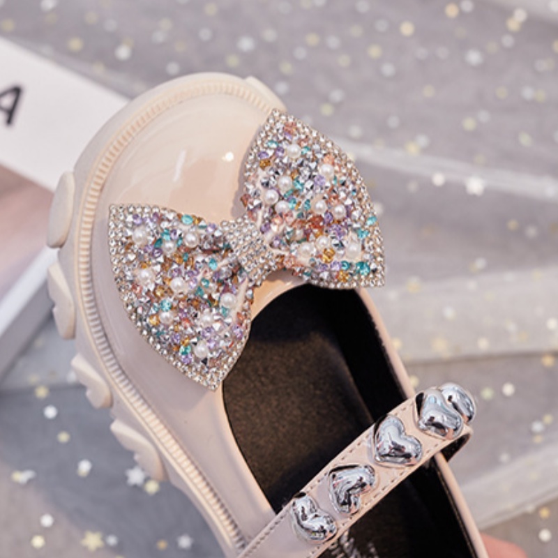 Giày Búp Bê Công Chúa Đính Nơ Xinh Xắn Mẫu Mới 2023 Dành Cho Bé Gái