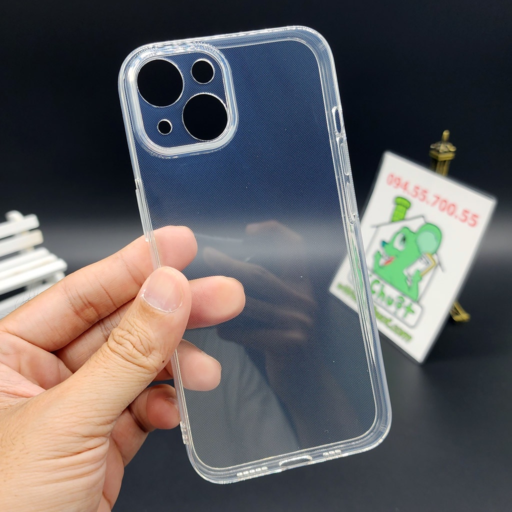 [Chính Hãng GOR-Ảnh Thật] Ốp lưng iPhone 14 Silicon Dẻo Trong Suốt