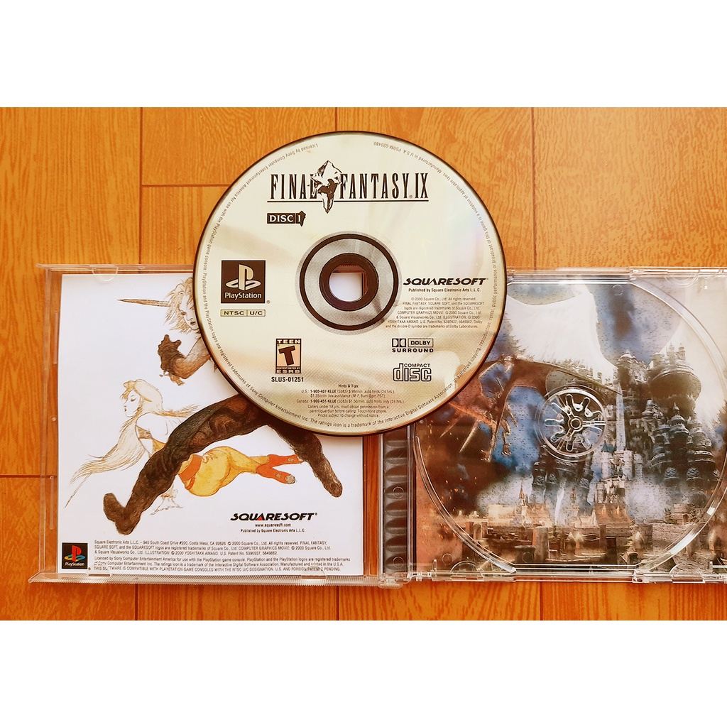 Game ps1 Final fantasy IX no brand