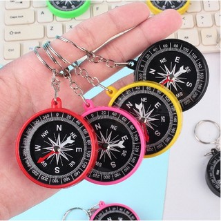 Móc khóa la bàn mini chỉ phương hướng tiện dụng - móc khóa la bàn mini độc đáo