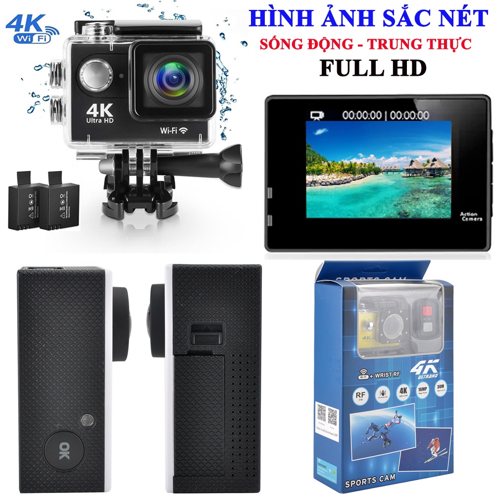 Camera Hành Trình Chống Nước Chống Rung 4K Sports Ultra HD DV. Bảo Hành12 Tháng !