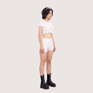 Set croptop vải xốp - FLUFFY SET