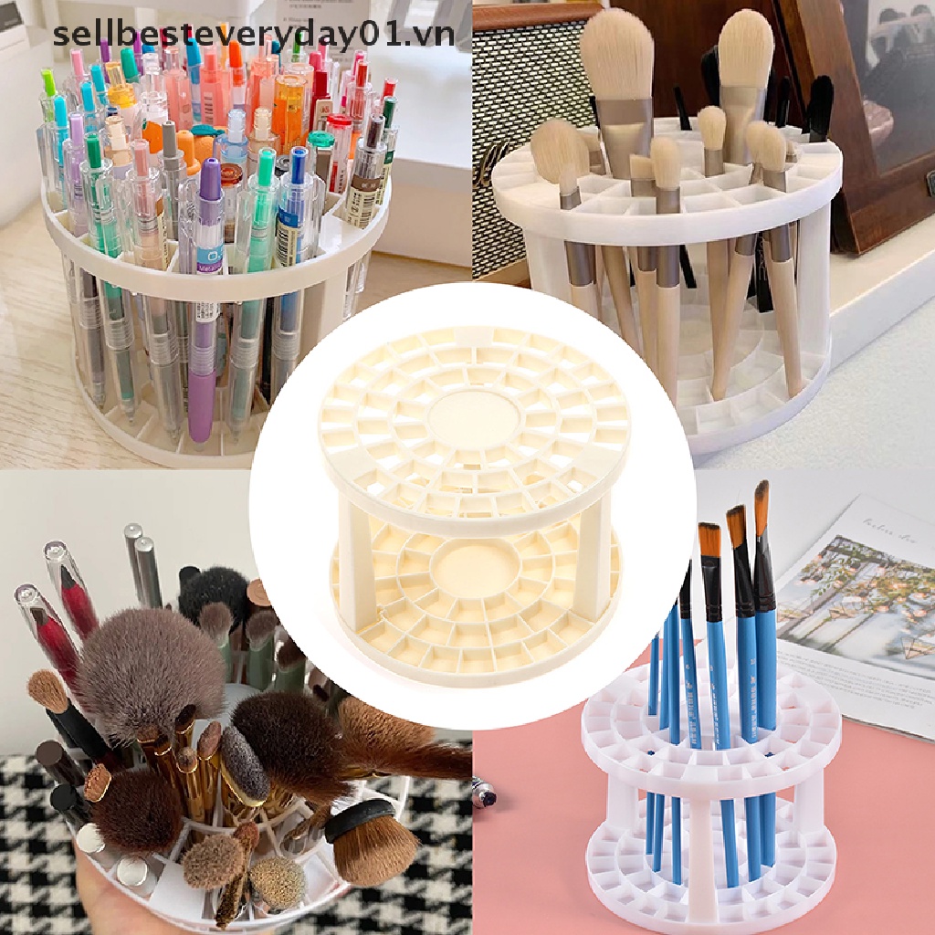 Giá Đỡ Cọ Trang Điểm 49 Lỗ Tiện Dụng