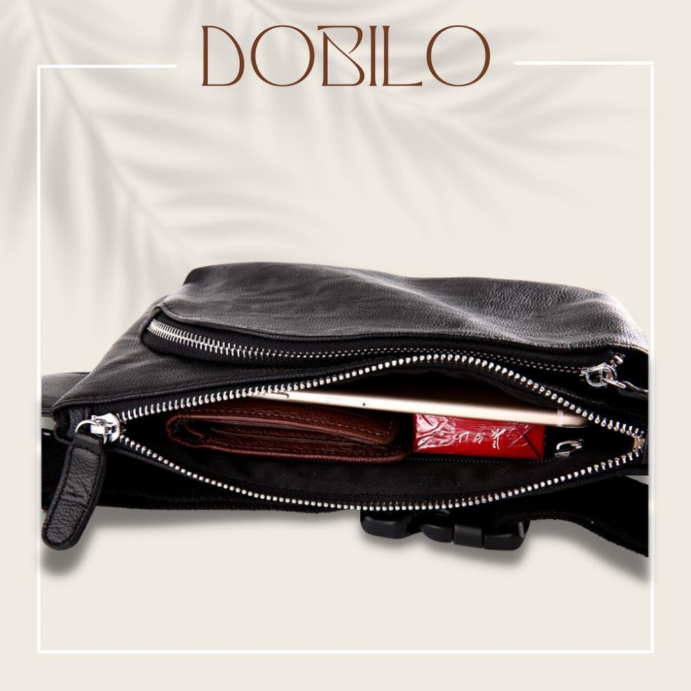 Túi Da Bao Tử, Đeo Ngực DOBILO Nam Nữ - BG03