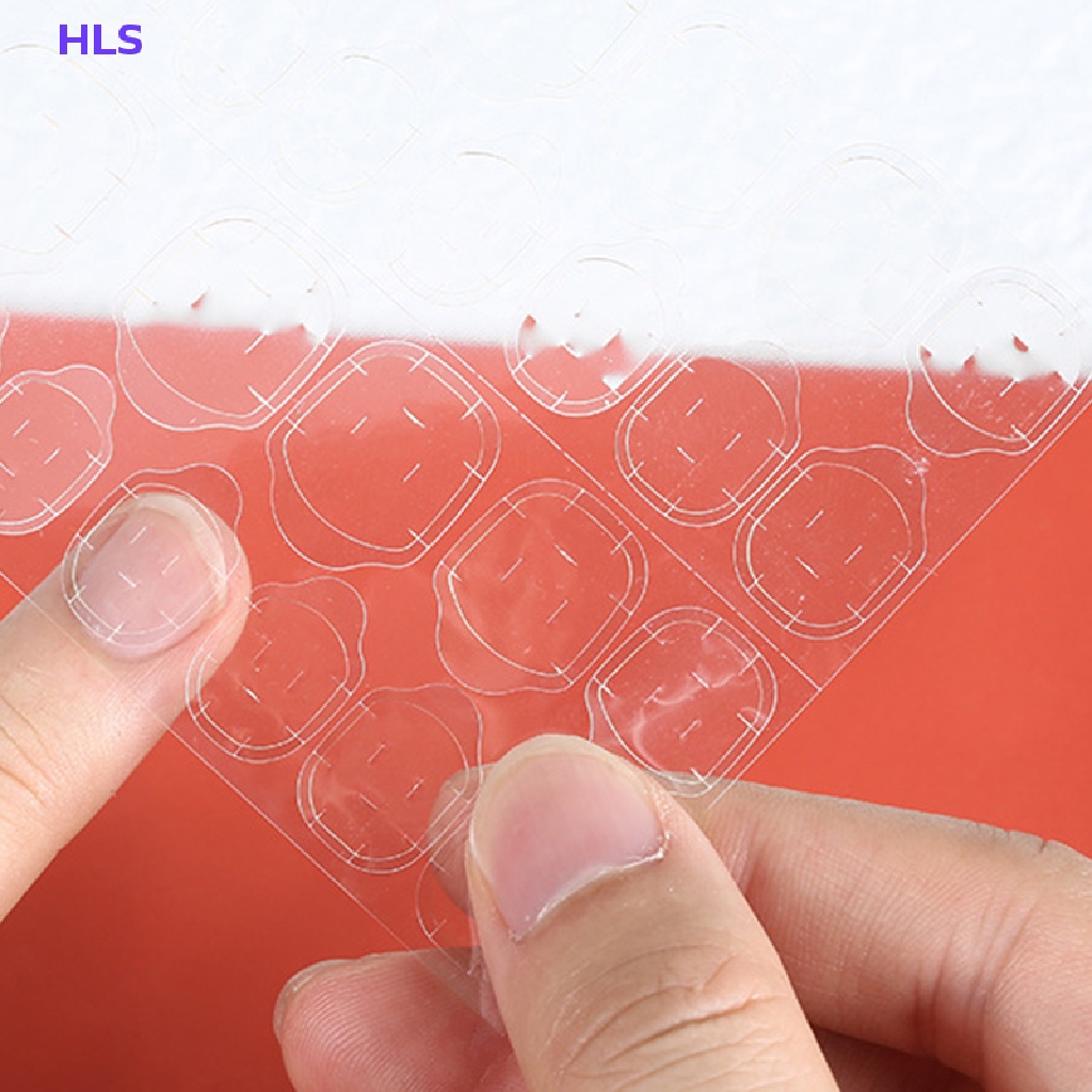 Set 1 / 10 Miếng Dán Nối Dài Móng Hai Mặt Trong Suốt Tự Dính