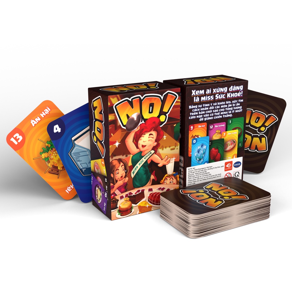 Board game thẻ bài No! Truy tìm Mr & Ms Sức Khoẻ Đồ Chơi card game, party game Siêu hấp dẫn