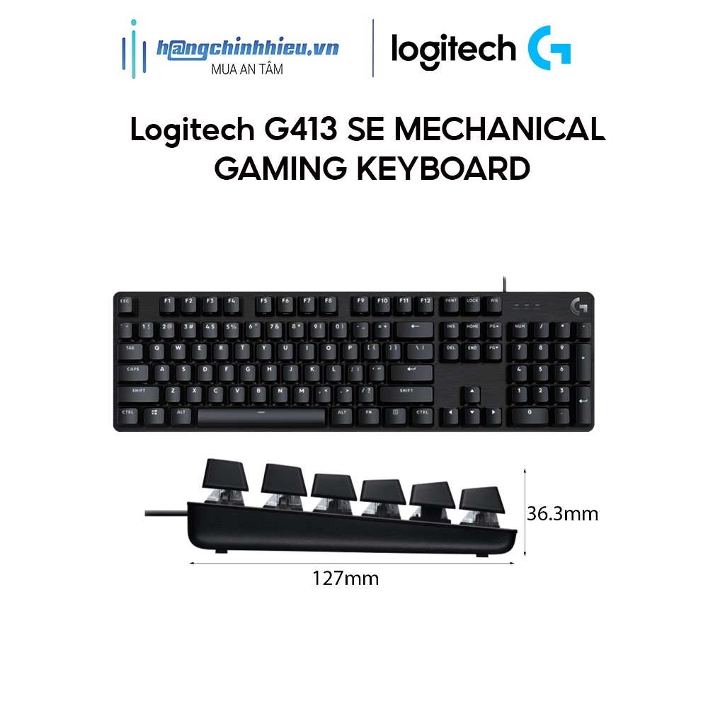 Bàn Phím Cơ Logitech G413 SE MECHANICAL GAMING KEYBOARD