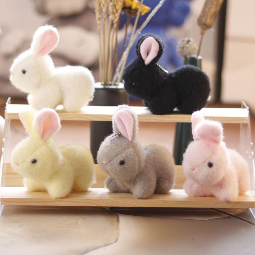 Móc Khóa Thỏ Nhồi Bông 11Cm Đáng Yêu