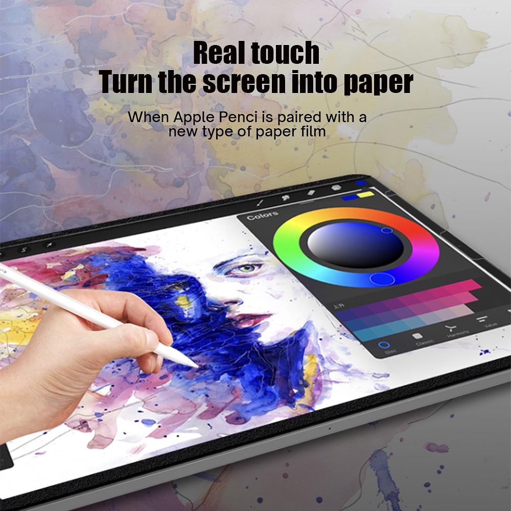Magnetic Paperlike Removable Screen Protector Film for iPad Air 4 5 10.9 Pro 11 12.9 mini 6 9.7 10.2 10.5 Air 1 2 Detachable Reusable Anti-glare/Matte Film