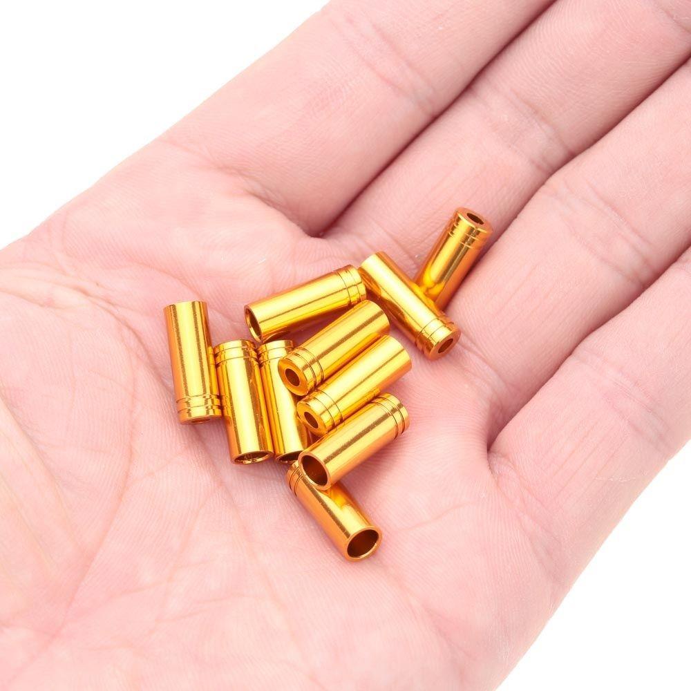 VANES1 Set 10 Đầu Nối Dây Phanh Xe Đạp Bằng Hợp Kim Nhôm