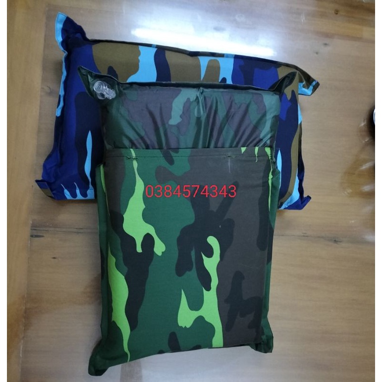 Gối hơi màu rằn ri