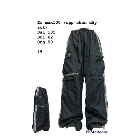 Quần gió túi hộp cargo Mã 150