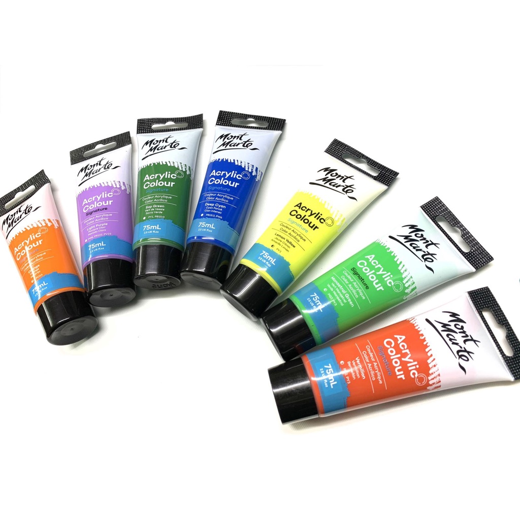 Màu Acrylic Studio Mont Marte Dạng Tuýp 75ml