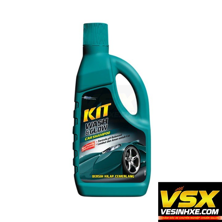 Kit Wash & Glow XÀ BÔNG RỬA XE LÀM SÁNG NƯỚC SƠN 1000ML VESINHXE.COM