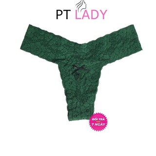 Quần Lọt Khe Chất Ren Chữ T Sexy Gợi Cảm Màu Trơn PT Lady QLLKCT 272