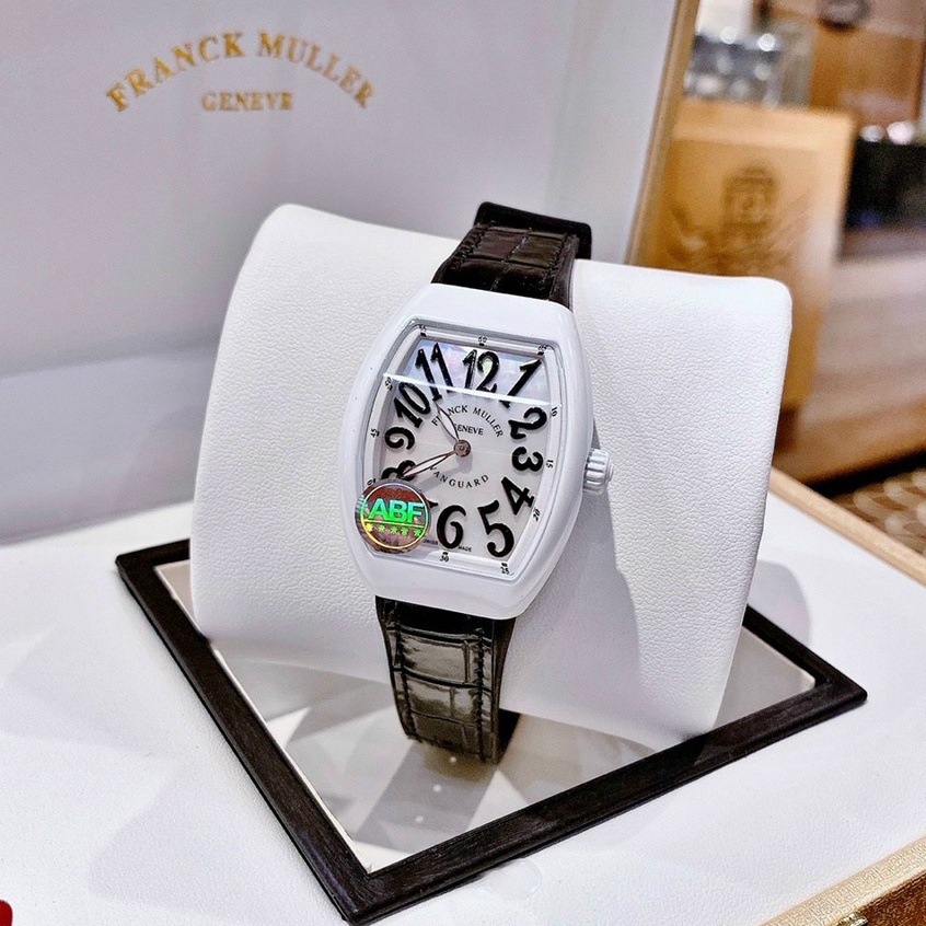 Đồng hồ nữ Franck muller máy pin dây cao su mặt full đá cao cấp có bảo hành DHN002  12Th