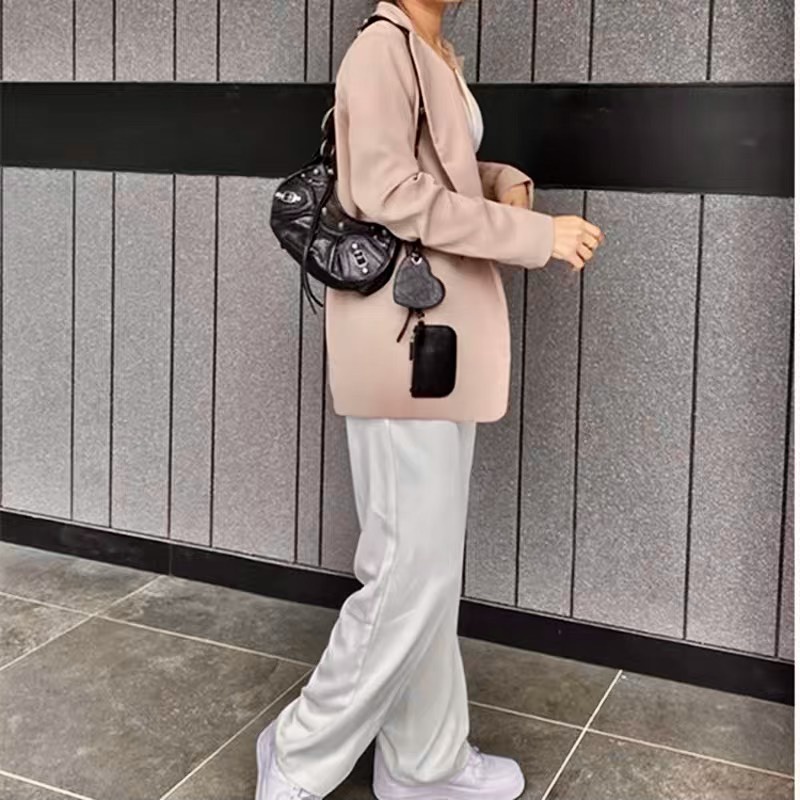 Túi xách BENLEN kèm gương và ví Set Túi BALEN dáng bầu hot trend 2022 size 24 - ZENI.STORE