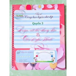 Sổ luyện chữ hoa sáng tạo