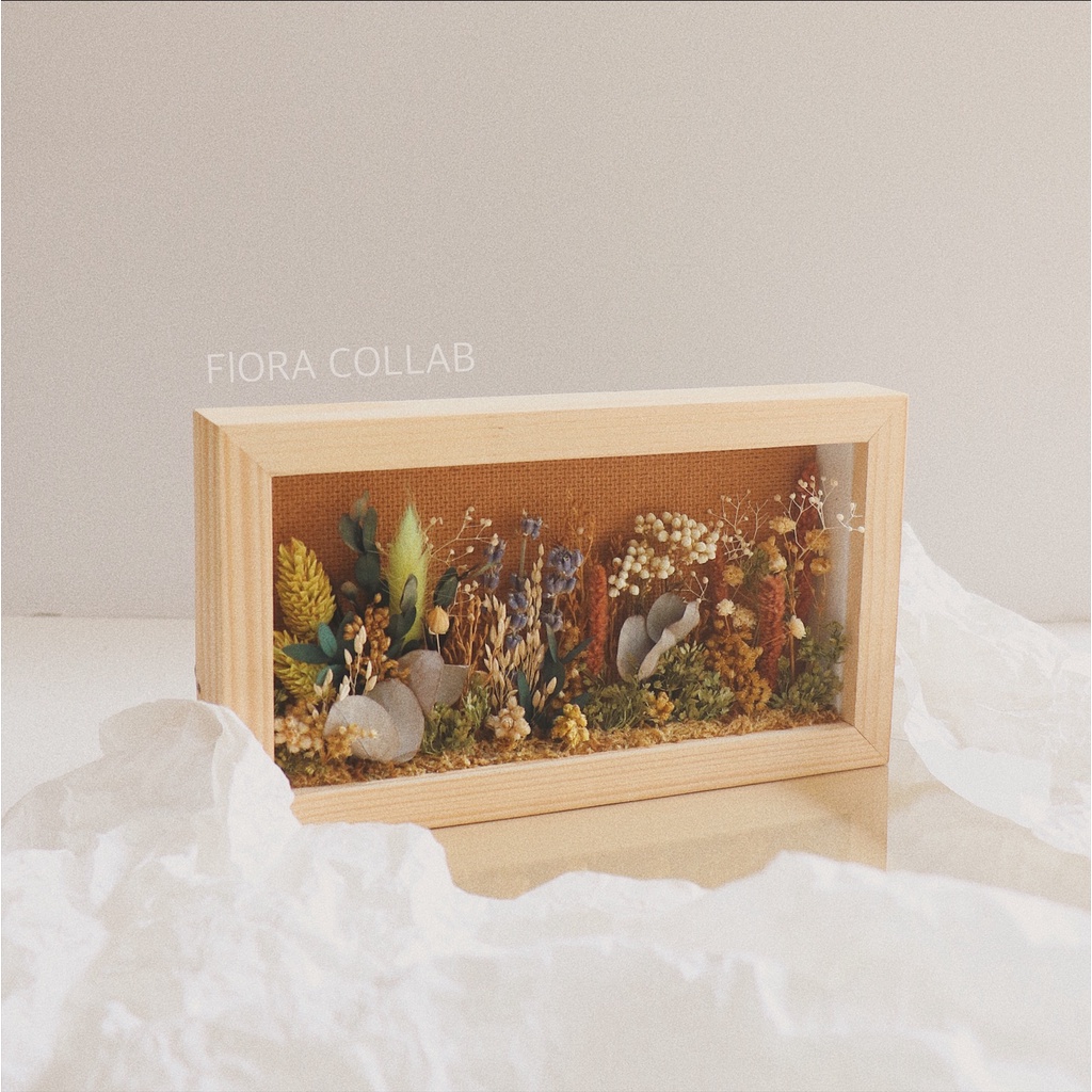 Flora Collab | Khung hoa khô handmade - Mẫu khung chữ nhật