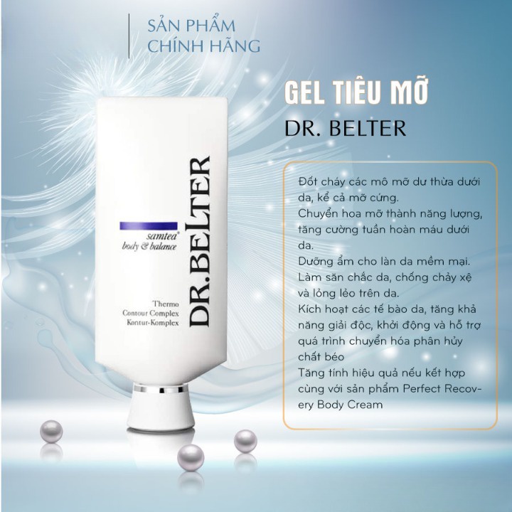 Gel tan mỡ Dr.Belter 618 Thermo Contour Complex 200ml - Chính hãng Đức