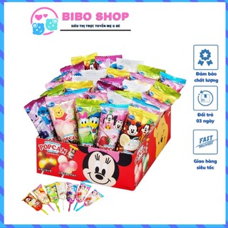 Kẹo mút chống sâu răng cho bé Popcan Glico Nhật Bản Disney
