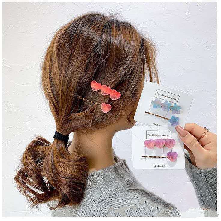 Kẹp Tóc Dễ Thương Hình Ngôi Sao Màu Sắc Ngọt Ngào Phụ Kiện Thời Trang Cho Nữ AB159