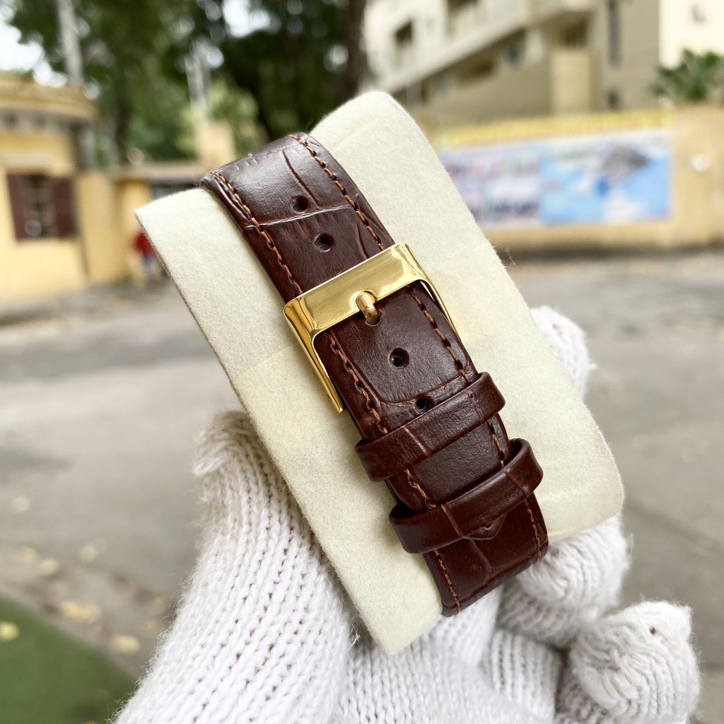 Đồng Hồ Nam Rolex Dây Da Ocdong Kim Vạch La Mã Có Lịch Ngày Size Mặt 38mm Viền Thép Chống Gỉ Sét - Bảo Hành 12 Tháng