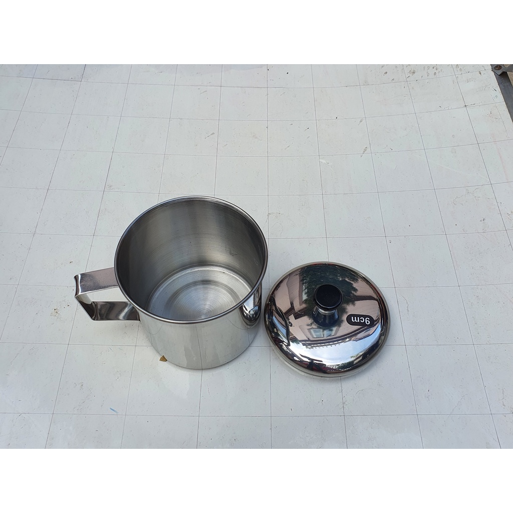 Ly inox có nắp Gorilla chef uống nước, cafe, trà sữa (nhiều kích thước)